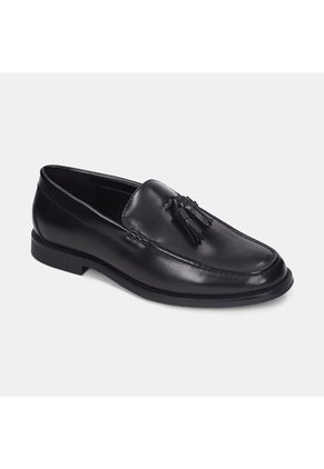 Mocasines Para Mujer Bata Negro Madrid Loafer