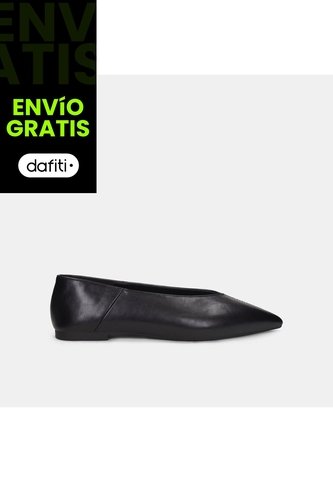 Baleta Para Mujer Bata Negro Prague Bata