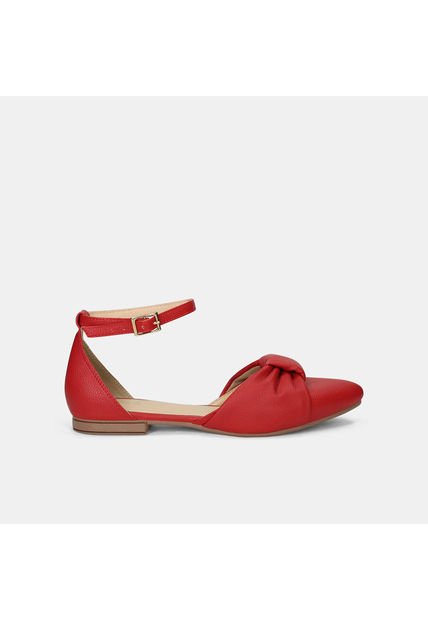 Baletas Para Mujer Bata Rojo Kanoa