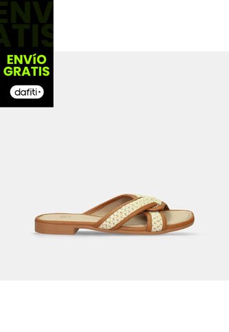 Sandalias Para Mujer Bata Beige Kenia Bata
