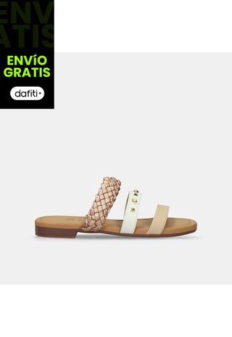 Sandalias Para Mujer Bata Oro Rosa Kristina Bata