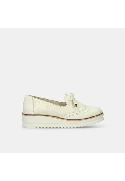Mocasines Para Mujer Bata Blanco Jorun