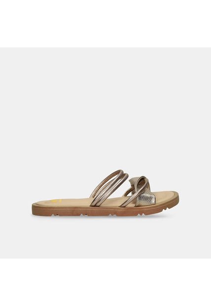 Sandalias Para Mujer Bata Dorado Jaxon