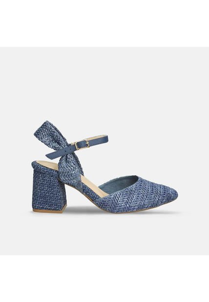 Tacones Para Mujer Bata Azul Kalea