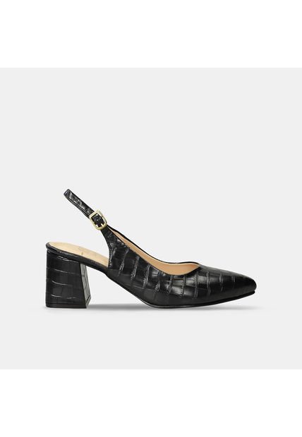 Tacones Para Mujer Bata Negro Kamala