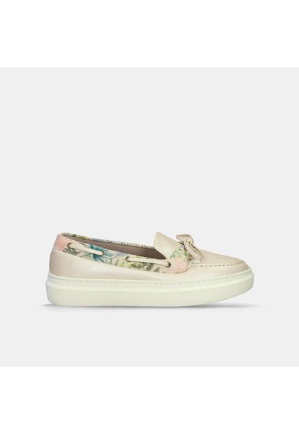 Mocasines Para Mujer Bata Champaña Kerlin