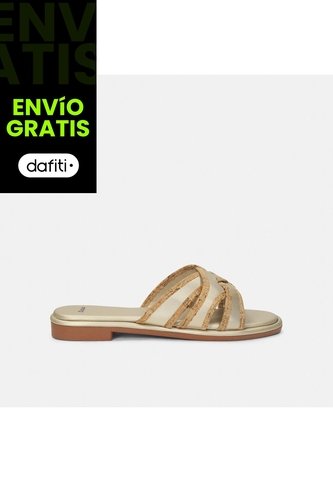 Sandalia Para Mujer Bata Almendra Maria Bata