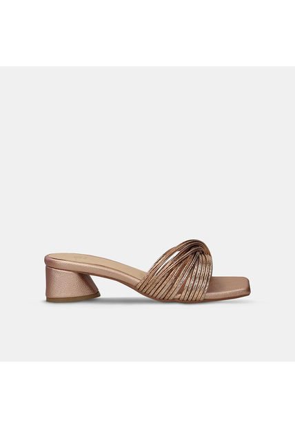 Sandalias Para Mujer Bata Dorado Jatoba