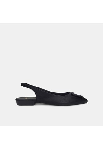 Baleta Para Mujer Bata Negro Gina'S Puntuda Bata