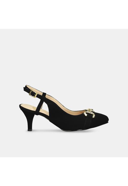 Tacones Para Mujer Bata Negro Jamba