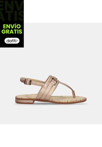 Sandalias Para Mujer Bata Oro Rosa Jorin Bata