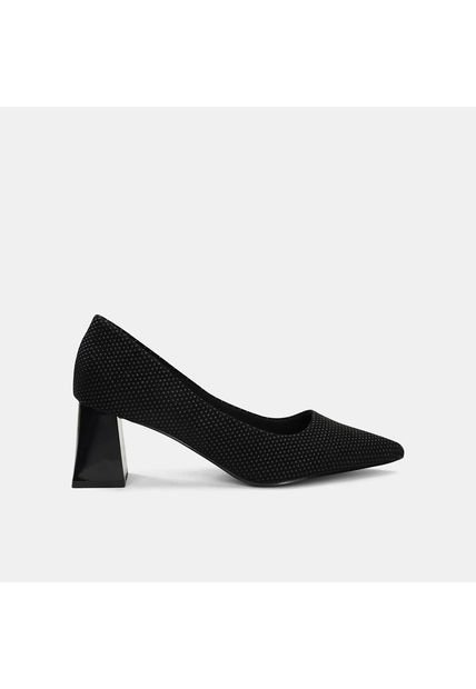Tacones Para Mujer Bata Negro Janne