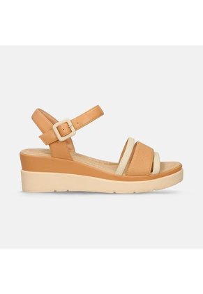 Sandalias Para Mujer Bata Comfit Camel Jilaria