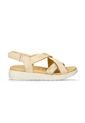 Sandalias Beige-Oro Bata Comfit Mag Mujer de BATA COMFIT