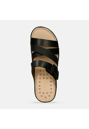 Sandalias Para Mujer Bata Comfit Negro Jylta