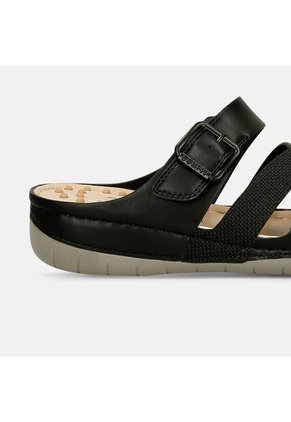 Sandalias Para Mujer Bata Comfit Negro Jylta