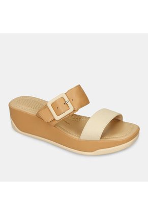 Sandalias Para Mujer Bata Comfit Camel Jacinta