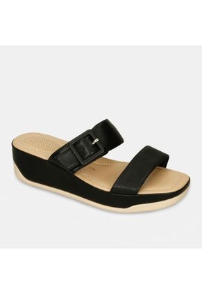 Sandalias Para Mujer Bata Comfit Negro Jacinta