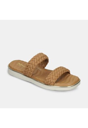 Sandalias Para Mujer Bata Comfit Camel Jenna Megan