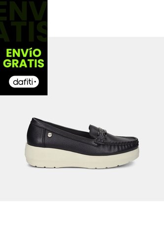 Mocasines Para Mujer Bata Comfit Negro Kelly Mara Flat BATA COMFIT