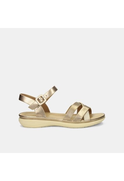 Sandalias Para Mujer Bata Comfit Camel Jilmar