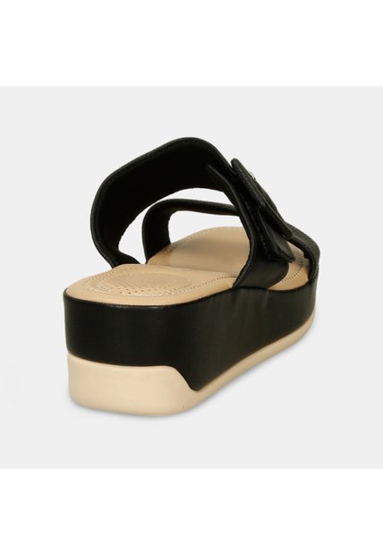 Sandalias Para Mujer Bata Comfit Negro Jacinta