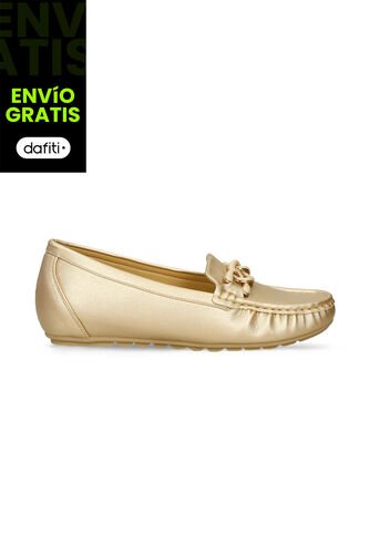 Mocasines Para Mujer Bata Comfit Champaña Irma BATA COMFIT