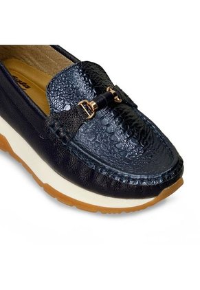 Mocasines Azul Bata Comfit Huli Mujer