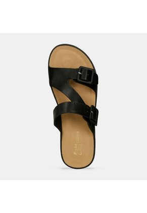Sandalias Para Mujer Bata Comfit Negro Jukari