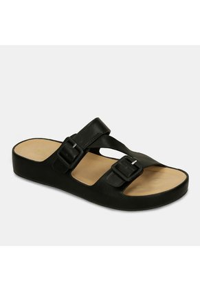 Sandalias Para Mujer Bata Comfit Negro Jukari