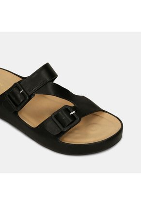 Sandalias Para Mujer Bata Comfit Negro Jukari