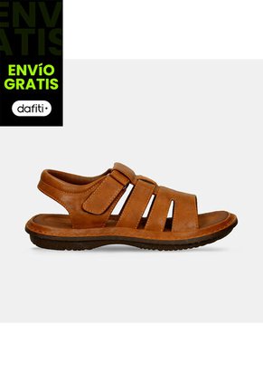 Sandalias Para Hombre Bata Comfit Camel Karlo Sandal