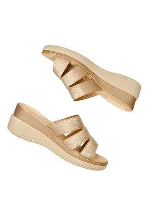 Sandalias Champaña Bata Comfit Hadya Mujer