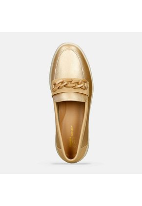 Mocasines Para Mujer Bata Comfit Champaña Jina Fiona