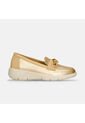 Mocasines Para Mujer Bata Comfit Champaña Jina Fiona de BATA COMFIT