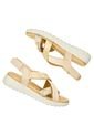 Sandalias Beige-Oro Bata Comfit Mag Mujer de BATA COMFIT