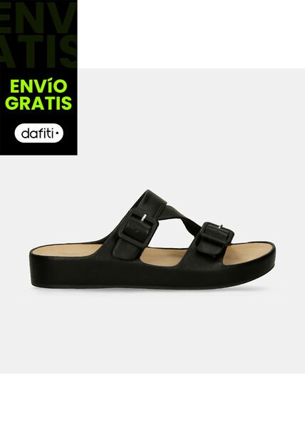 Sandalias Para Mujer Bata Comfit Negro Jukari