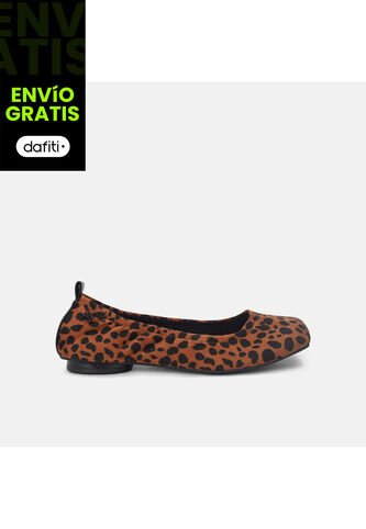 Baletas Para Mujer Bata Red Label Animal Print Lety Jasmine BATA RED LABEL