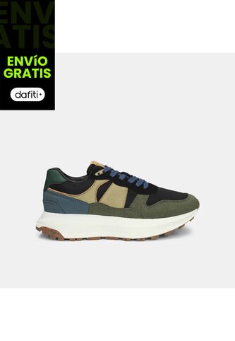 Tenis Para Hombre Bata Red Label Verde Nash Ferrero BATA RED LABEL