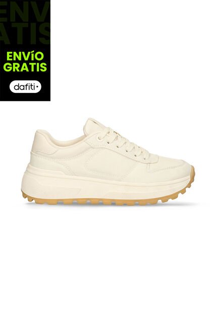 Tenis Para Mujer Bata Red Label Beige Ice Utopy