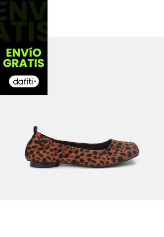 Baletas Para Mujer Bata Red Label Animal Print Lety Jasmine BATA RED LABEL