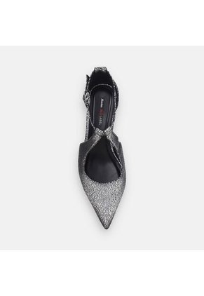 Tacones Para Mujer Bata Red Label Negro Peony