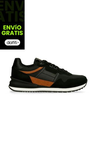 Tenis Para Hombre Bata Red Label Negro Lennon Cor BATA RED LABEL