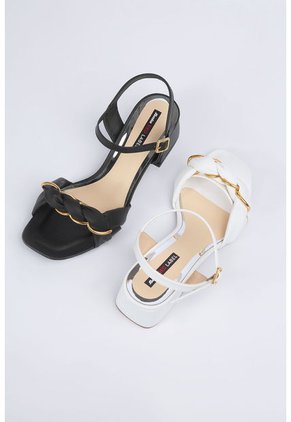 Sandalias Negro Bata Red Label Gricela Mujer