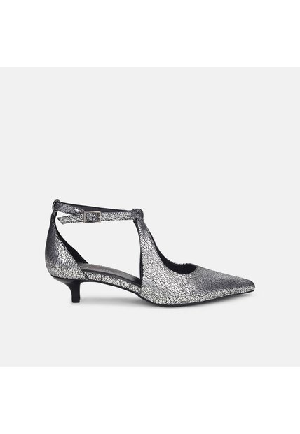 Tacones Para Mujer Bata Red Label Negro Peony