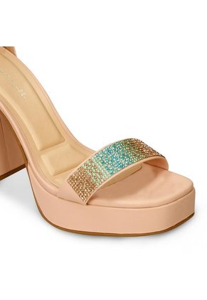 Sandalias Para Mujer Bata Red Label Nude Henila