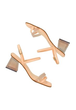 Sandalias Nude Bata Red Label Freya Mujer