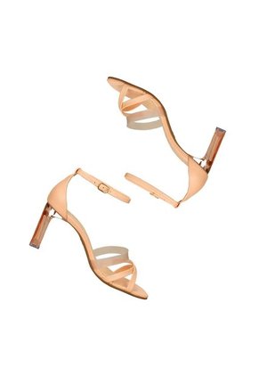 Sandalias Nude Bata Red Label Frania Mujer