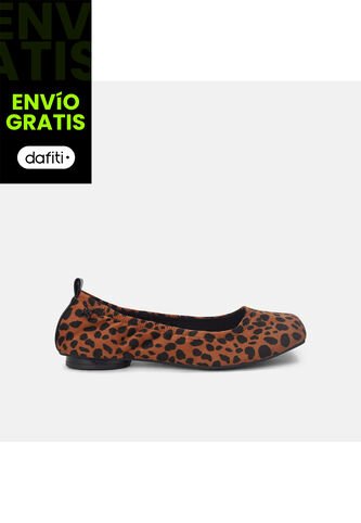 Baletas Para Mujer Bata Red Label Animal Print Lety Jasmine BATA RED LABEL