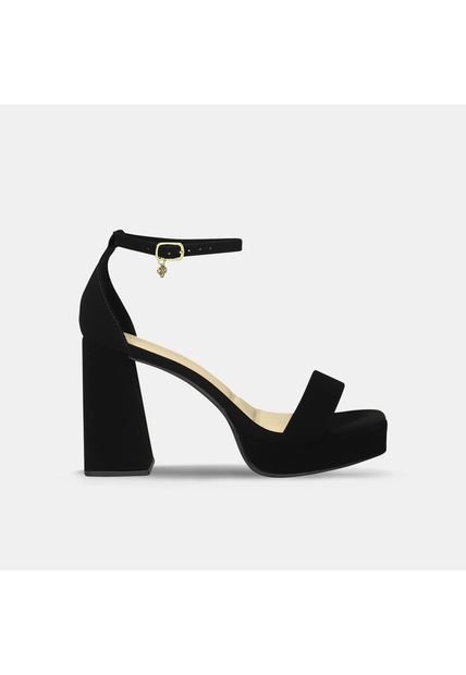 Sandalias Para Mujer Bata Red Label Negro Jin Dance